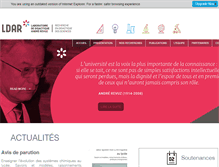 Tablet Screenshot of lar.univ-paris-diderot.fr