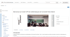 Desktop Screenshot of math.univ-paris-diderot.fr