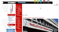 Desktop Screenshot of medecine.univ-paris-diderot.fr