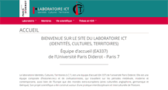 Desktop Screenshot of ict.univ-paris-diderot.fr