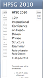 Mobile Screenshot of hpsg2010.linguist.univ-paris-diderot.fr