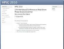 Tablet Screenshot of hpsg2010.linguist.univ-paris-diderot.fr