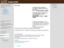 Tablet Screenshot of languesase.linguist.univ-paris-diderot.fr