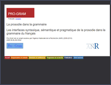 Tablet Screenshot of pro-gram.linguist.univ-paris-diderot.fr