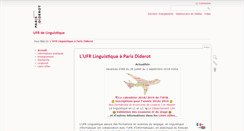 Desktop Screenshot of linguist.univ-paris-diderot.fr